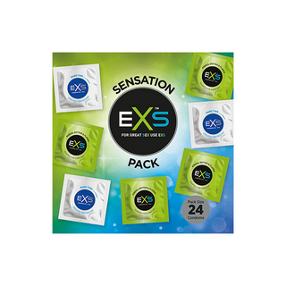 EXS Sensation Pack - Condoms - 24 Pieces