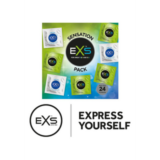 EXS Sensation Pack - Condoms - 24 Pieces