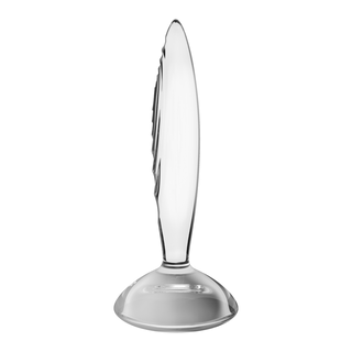 Sparkling Crystal - Glass Dildo - Transparent