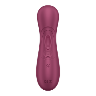 Pro 2 Generation 3 - Double Air Pulse Vibrator - Liquid Air - Wine Red