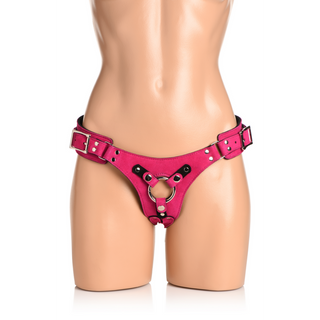 Bodice Deluxe - Leren Korset Harnas - Paars