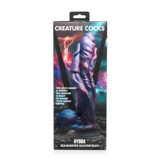 Hydra Sea Monster - Silicone Dildo - Paars