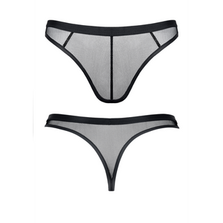 Men's Thong Made of Elastic Mesh - S S