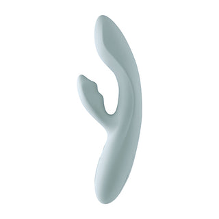 Svakom - Chica App-Controlled Warming G-spot and Clitoris Vibrator Turquoise Grey