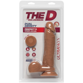 Perfect D - Realistic ULTRASKYN Dildo with Balls - 8 / 20 cm