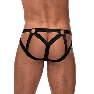 Strappy Ring Jock - L/XL - Black