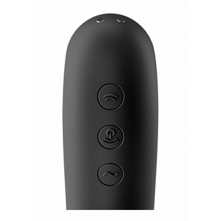 Satisfyer - Dual Kiss - Air Pulse Vibrator - Black