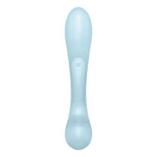 Triple Oh - Rabbit Vibrator - Light Blue