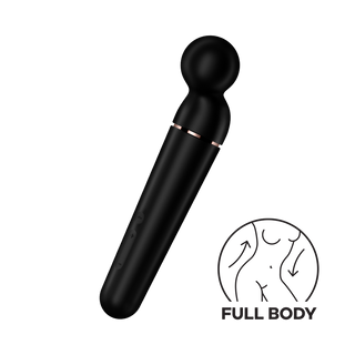 Planet Wand-er - Wand Vibrator - Black/Rose Gold