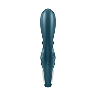 Satisfyer - Hug Me - Rabbit Vibrator with Tongue Tip for Clitoris Stimulation - Bluegrey