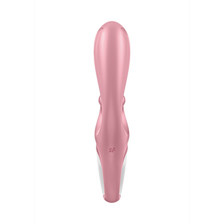 Satisfyer - Hug Me - Rabbit Vibrator with Tongue Tip for Clitoris Stimulation - Pink