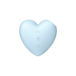 Satisfyer - Cutie Heart - Air Pulse Stimulator and Vibration - Blue