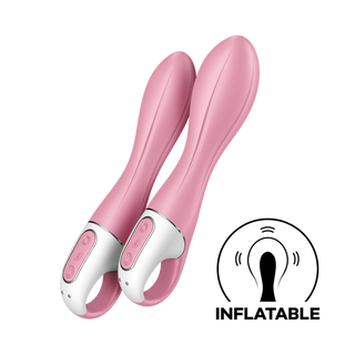 Satisfyer - Air Pump Vibrator 2 - Inflatable Vibrator - Light Red