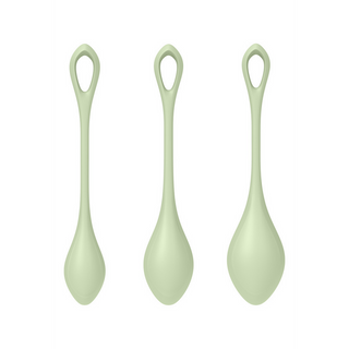 Yoni Power 2 - Kegel Balls Set - Light Green