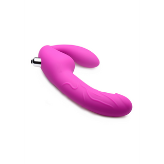 Royal Rider - Vibrating Silicone Strapless Strap-On