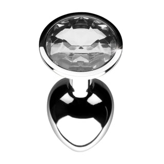 Clear Gem Anal Plug Small - Clear