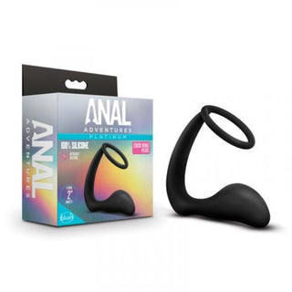 Anal Adventures Platinum - Anaal Plug Met Cockring