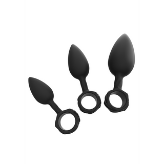 Vibe - Anal Training Plugs - Set of 3 - Black