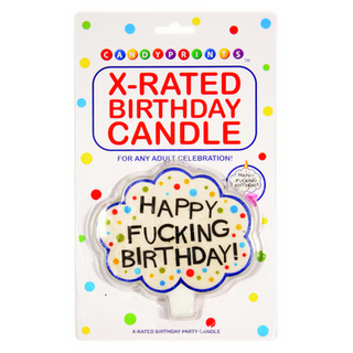 X-Rated Birthday - Candle