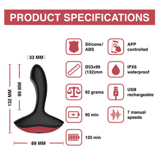 Magic Motion - Solstice App Controlled Prostaat Vibrator