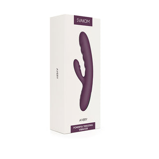 Svakom - Avery Powerful Thrusting Vibrator Lila