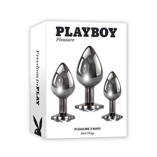 Playboy Pleasure - Pleasure 3 Ways Anal Plug Set