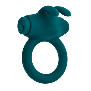 Playboy Pleasure - Bunny Buzzer Cockring - Teal