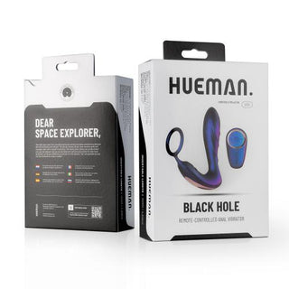 Hueman - Black Hole Anaal Vibrator Met Cockring