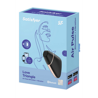 Satisfyer - Love Triangle - Air Pulse Stimulator and Vibration - Black