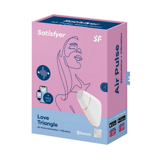 Satisfyer - Love Triangle - Air Pulse Stimulator and Vibration - White