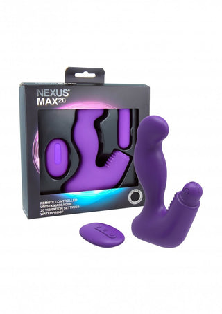 Max 20 - Waterdichte Unisex Massager met Afstandsbediening