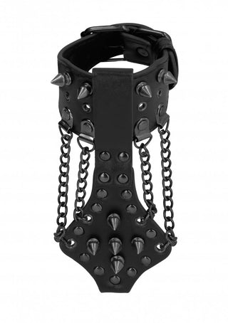 Armband met Spikes en Kettingen