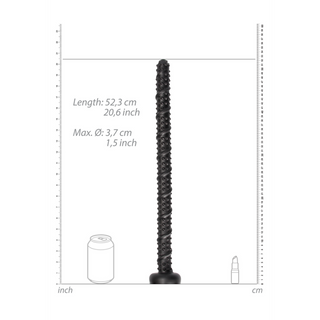 Ass Textured Snake Dildo - 22 / 55 cm