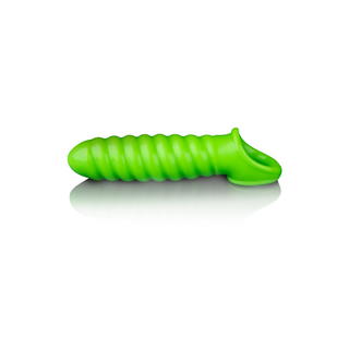 Swirl Stretchable Penis Sheath - Glow in the Dark