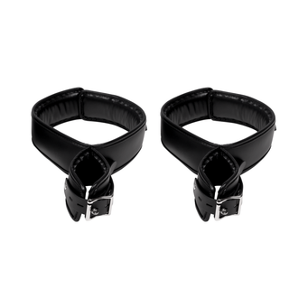 Hand and Thigh Cuffs Set - Black