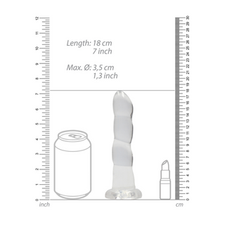 Non-Realistic Dildo with Suction Cup - 7 / 17 cm