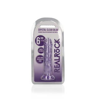 Straight Realistic Dildo with Suction Cup - 6'' / 14,5