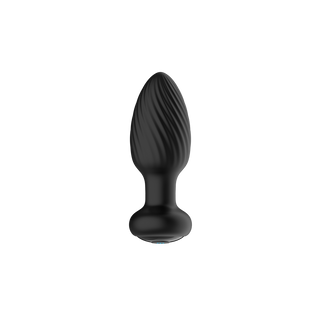 Tornado - Remote Control Rotating Butt Plug - Black